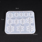 Square/Snowflake Silicone Molds for Resin Charms Pendants