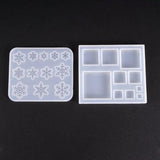 Square/Snowflake Silicone Molds for Resin Charms Pendants