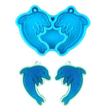 Dolphin Resin Mold Keychain Pendant Silicone Mold