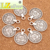 Boho Coin Charm Religious Metal Pendants - 20Pcs