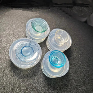DIY Mini Bowl Plate Shaped Silicone Resin Mold Craft Jewelry Tool