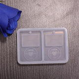 Media Player Shape Resin Molds for Epoxy Keychain Pendant Making DIY Art