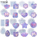 1Pcs Silicone Mold Keychain Pendants Epoxy Resin Mould For DIY Pendant