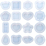 1Pcs Silicone Mold Keychain Pendants Epoxy Resin Mould For DIY Pendant