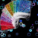 Holographic Chunky Glitter Epoxy Resin Flakes Mix 2g