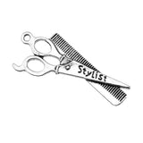 10pcs Antique Silver Scissors Charms For Earring Making B10080
