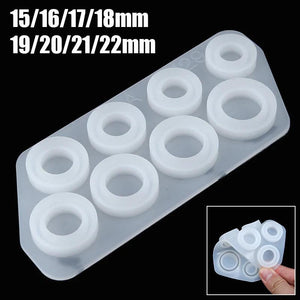 Silicone Casting Molds Set for DIY Resin Jewelry Making US 5-12