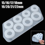 Silicone Casting Molds Set for DIY Resin Jewelry Making US 5-12