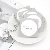 6pcs 8.5x8.5cm Silver Polish Cloth Jewelry Cleaner