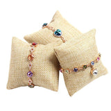 Small Pillow Cushion Bracelet Bangle Wrist Watch Jewelry Display Holder