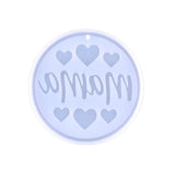 Heart-Shape Letters Keychain Silicone Mold for DIY Ornaments