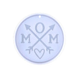 Heart-Shape Letters Keychain Silicone Mold for DIY Ornaments