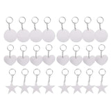Acrylic Transparent Keychain Blanks Tassel Pendant Jewelry Making