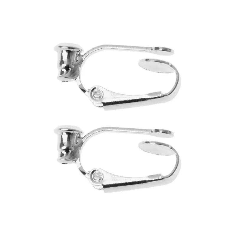 Clip On Hoop Earring Converters No-pierced - Turn Studs Into Clip-On
