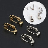 Clip On Hoop Earring Converters No-pierced - Turn Studs Into Clip-On