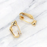 Clip On Hoop Earring Converters No-pierced - Turn Studs Into Clip-On