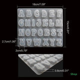 Alphabet Silicone Mold English Letter Chocolate Mold Cake Decorating Tools