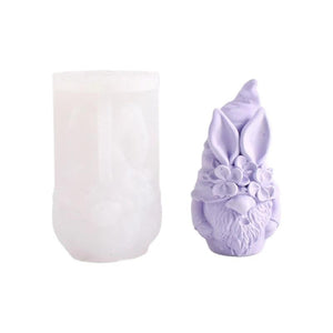 Christmas Gnome Soap Mold - Festive Plaster Decoration