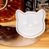 Cat Bones Epoxy Resin Coaster Mould DIY Home Decoration
