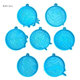 Resin Casting Silicone Molds Marine Animal Keychain Pendant Jewelry Mould