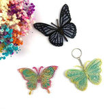 Butterfly Pendant Crystal Epoxy Mold Keychain Resin Silicone Mould