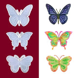 Butterfly Pendant Crystal Epoxy Mold Keychain Resin Silicone Mould