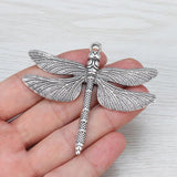 6Pcs/Lot Dragonfly Charms for DIY Necklaces Jewelry Making