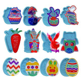 Easter Animal Charms Silicone Mold DIY Pendant Keychain Accessory