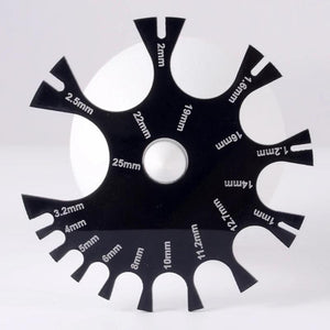 Piercings Gauge Measurement Wheel Acrylic