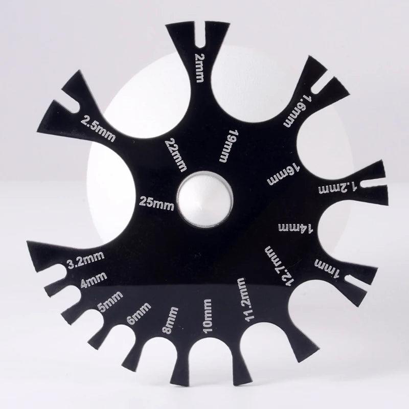 Piercings Gauge Measurement Wheel Acrylic