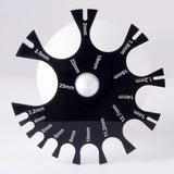 Piercings Gauge Measurement Wheel Acrylic