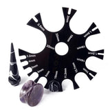 Piercings Gauge Measurement Wheel Acrylic