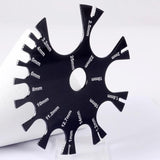 Piercings Gauge Measurement Wheel Acrylic