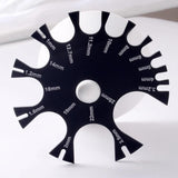 Piercings Gauge Measurement Wheel Acrylic