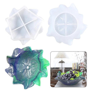 Leaf Plate Epoxy Resin Mold DIY Crafts Jewelry Organizer