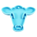 DIY Crafts Pendant Silicone Mould Glossy Animal Head KEY Chain