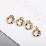 Star Moon Pendant Mini Rhinestone Necklace Pendant