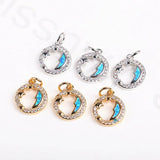 Star Moon Pendant Mini Rhinestone Necklace Pendant