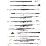 Stainless Steel Carving Wax with Dented Handle