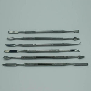Stainless Steel Carving Wax with Dented Handle