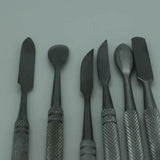 Stainless Steel Carving Wax with Dented Handle