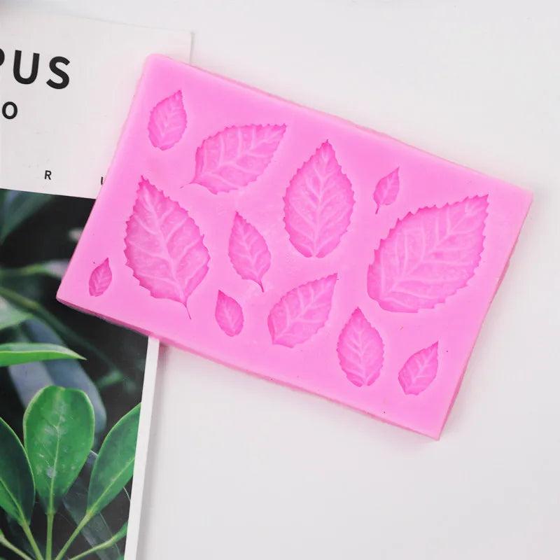 3D Silicone Baking Mold Butterfly Maple Leaf Mould for Cake Decorating