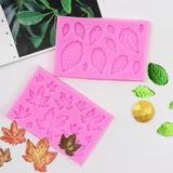 3D Silicone Baking Mold Butterfly Maple Leaf Mould for Cake Decorating
