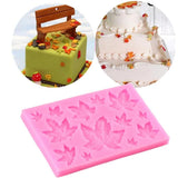 3D Silicone Baking Mold Butterfly Maple Leaf Mould for Cake Decorating