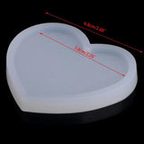 Heart Coaster Resin Epoxy Silicone Mold for Jewelry Casting