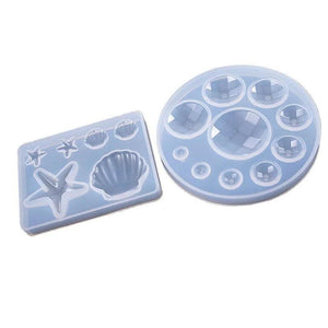 Shell Starfish Gemstone Patch Epoxy Resin for Jewelry Crafts