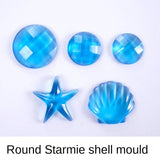 Shell Starfish Gemstone Patch Epoxy Resin for Jewelry Crafts