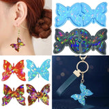 Light Shadow Silicone Keychain Mold with Hole for Pendant Earrings