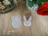 Skeleton Rabbit Pig Head Pendant Mould Resin DIY Jewelry Making Tool