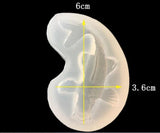 3D Carp Liquid Silicone Mold for DIY Resin Jewelry Pendant
